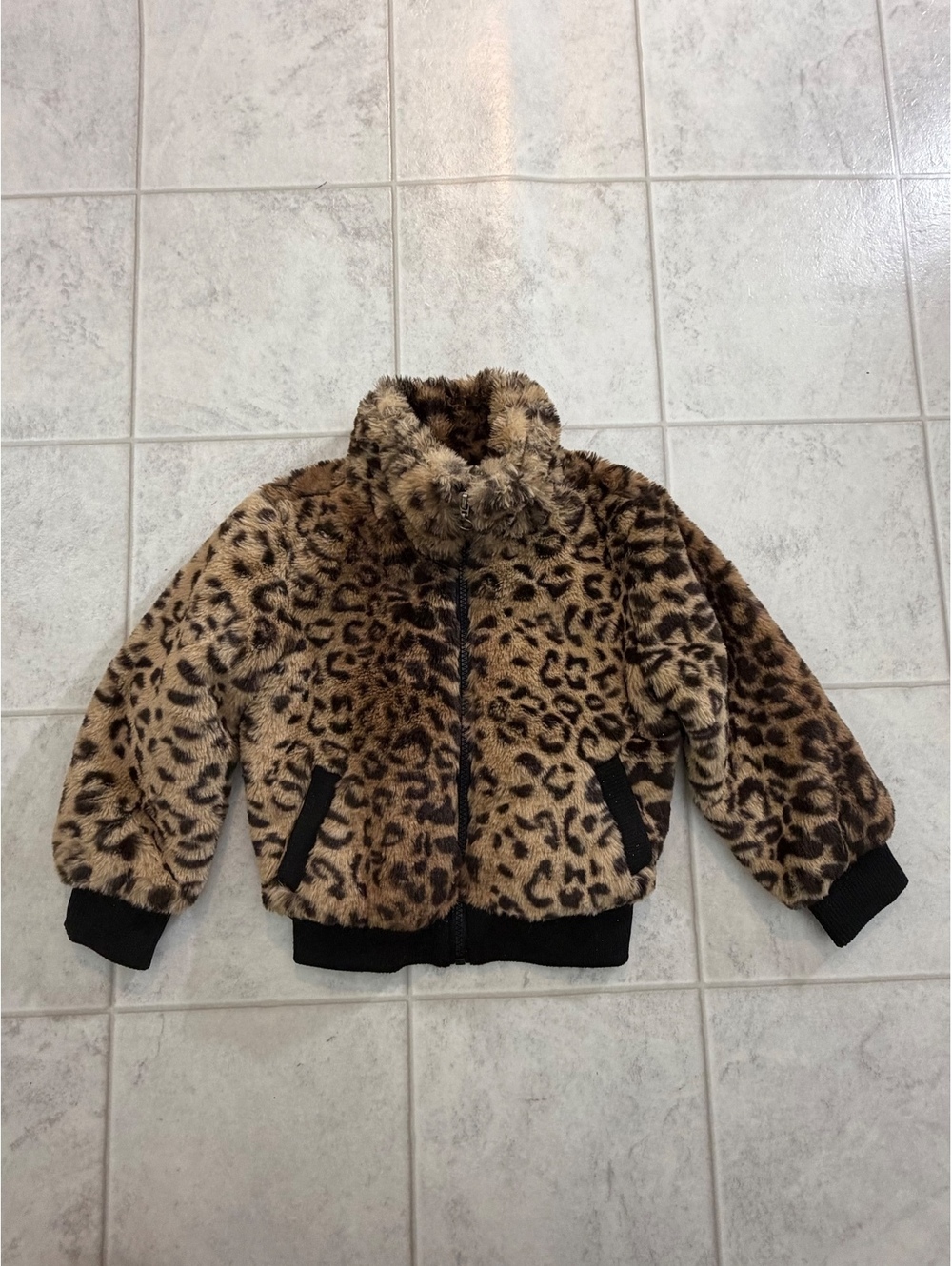 Urban Republic Girls leopard print jacket